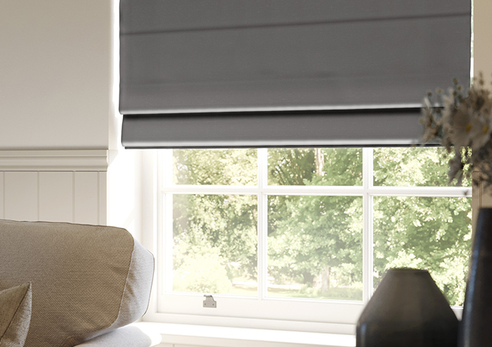 Norleigh, Charcoal - Roman Blind - Image 5